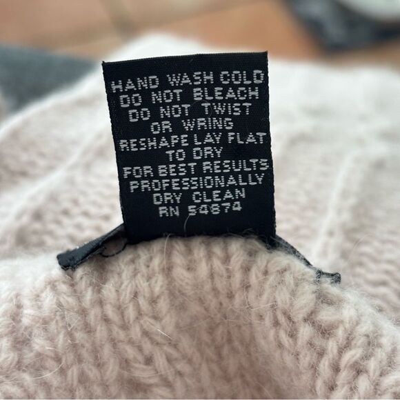 Vintage Wool & Angora Limited Sweater Small Pink - Picture 4 of 5